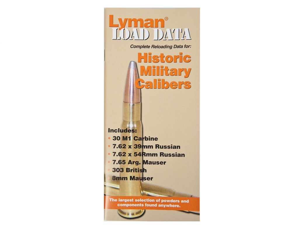 Lyman LOAD DATA BOOK Historic Military Calibers